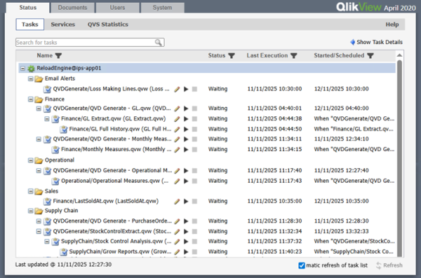 QlikView Server Legacy